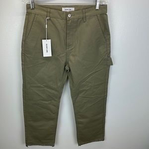 ⭐️NWT (275$) Helmut Lang - Green Military Canvas Painter Pants SZ 30.